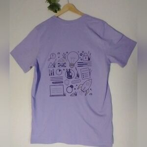 Vanta Program Software Gaming T Shirt Lavender Size L